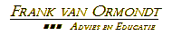 Logo Frank van Ormondt Advies en Educatie